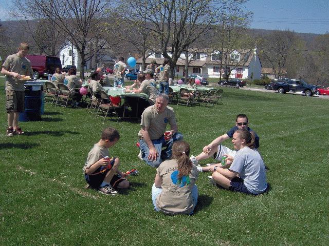 Groups Enjoying Picnic